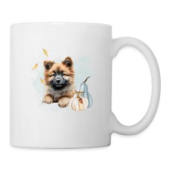 Autumn Eurasier | Watercolour - Mug - white - Right