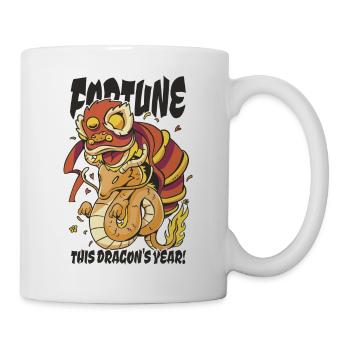 Chinesisches Neujahr Drache Vietnam I Geschenk - Tasse - Weiß - Rechts
