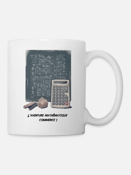 Das mathematische Abenteuer - Tasse - Weiß