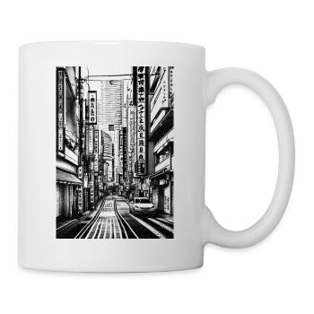 Tokyo II - Tasse - Weiß - Rechts