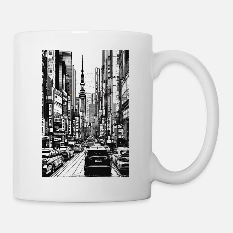 Tokyo I - Tasse - Weiß