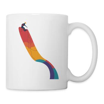 Bergsteiger - Tasse - Weiß - Rechts