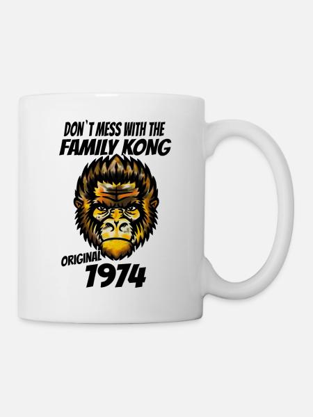 Year of birth: 1974 Family Patriarch Birthday - Mug - white