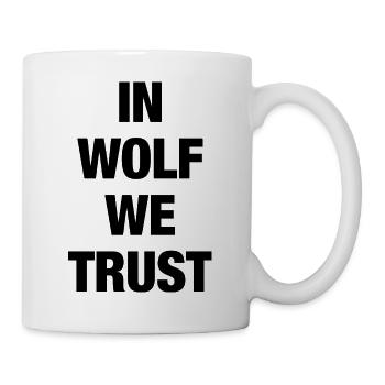 In Wolf we trust - Tasse - Weiß - Rechts