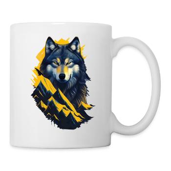 wolf - Mug - white - Right