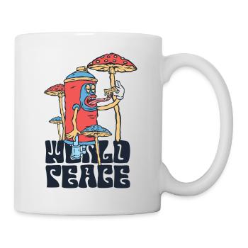 420 World Peace Father Shroom - Mug - white - Right