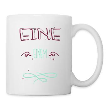 allefüralle smeilie bester vater mädchen - Tasse - Weiß - Rechts