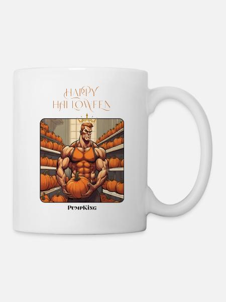 Halloween PumpKing - Tasse - Weiß
