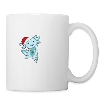 Axolotl Joyeux Noël Animaux d’hiver Axolotl - Mug blanc - blanc - Droite