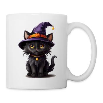 Helloween Pumpkin Cat - Mug - white - Right