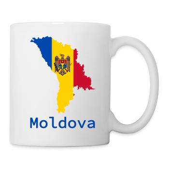 Republik Moldau - Tasse - Weiß - Rechts