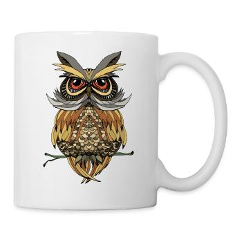 Oiseau - Mug blanc - blanc - Droite