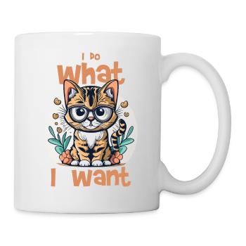 I do what I want - cat - Mug - white - Right