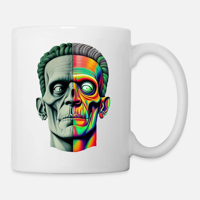Hipster zombie - Mug blanc - blanc