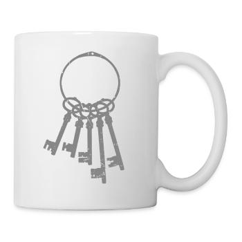 Schlüsselbund - Tasse - Weiß - Rechts