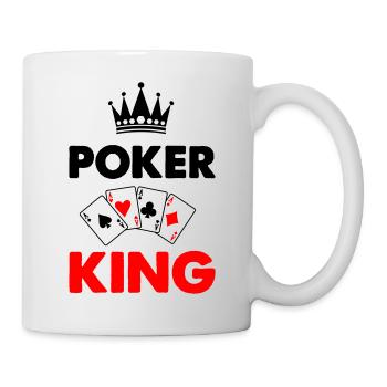 Roi du poker - Mug blanc - blanc - Droite