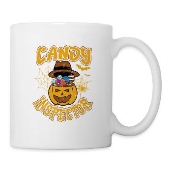 Design drôle d’Halloween - Candy Inspector - Mug blanc - blanc - Droite