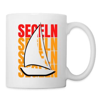 Segeln: Freiheit auf den Wellen - Tasse - Weiß - Rechts