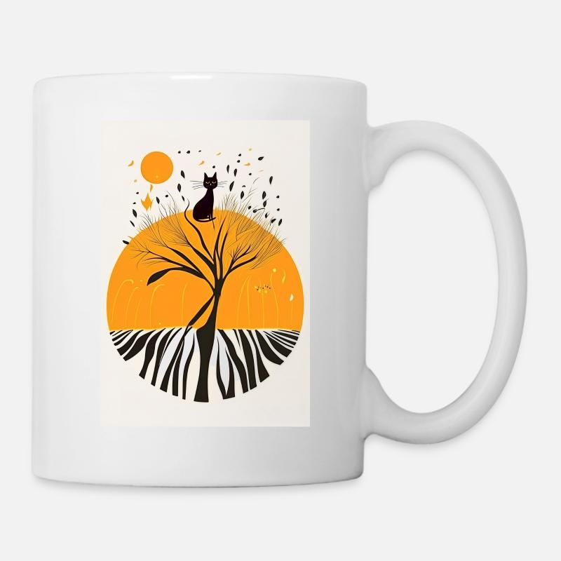 Cat Portrait - Mug - white