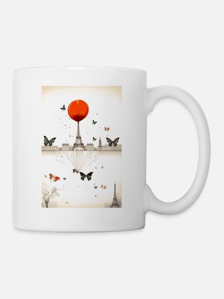 Paris Art - Mug - white