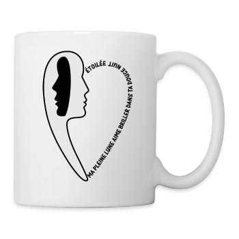 nuit étoilée 3 - Mug blanc - blanc - Droite