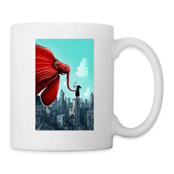 un air de Banksy - Mug blanc - blanc - Droite