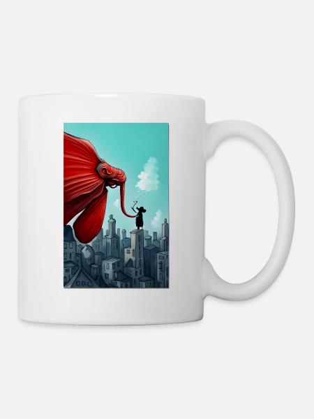 un air de Banksy - Mug blanc - blanc