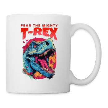 T-Rex Dinosaur Dino Tyrannosaurus Rex Vintage - Mug - white - Right