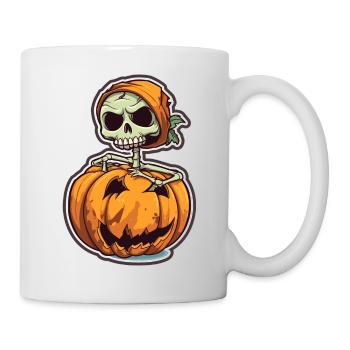 Citrouille 6 - Mug blanc - blanc - Droite