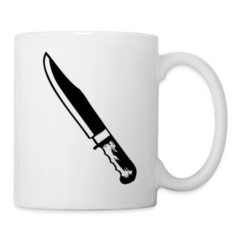 messer - Tasse - Weiß - Rechts