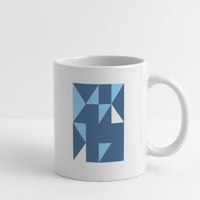 Conception abstraite Mug blanc