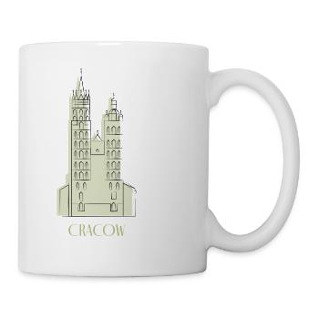 Krakau - Tasse - Weiß - Rechts