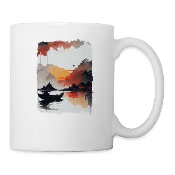 Japanisch - Ninh Binh Town - Tasse - Weiß - Rechts