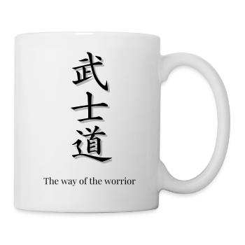la voie du guerrier - Mug blanc - blanc - Droite