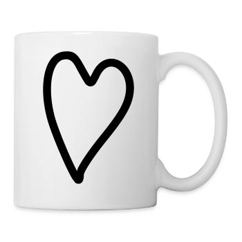 Heart Simple - Mug - white - Right