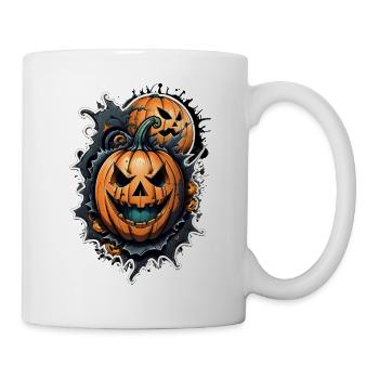 halloween - monstreet citrouille - Mug blanc - blanc - Droite