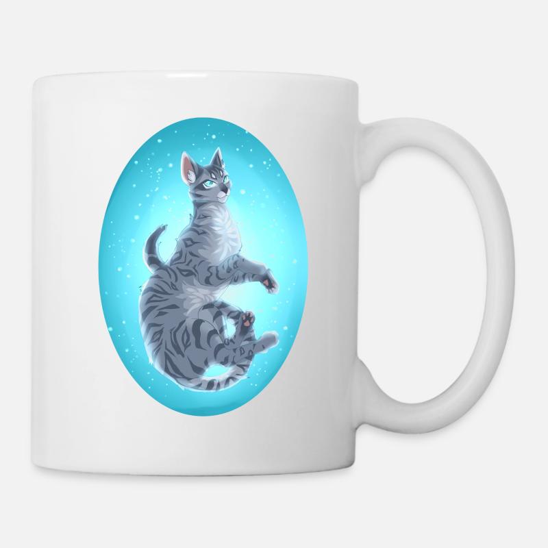 Jayfeather Häherfeder Graue Katze Warrior Cats - Tasse - Weiß