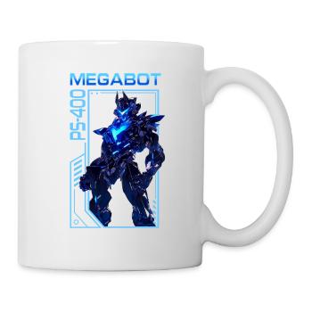 Game Console MegaBot PS-400 – Anime Shirt - Mug - white - Right