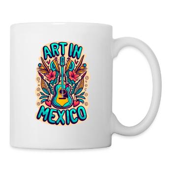 Kunst in Mexiko - Tasse - Weiß - Rechts