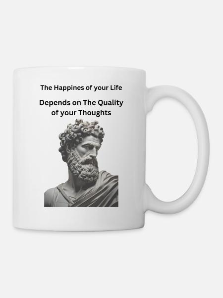 The Happines of your Life - Tasse - Weiß