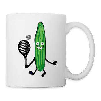 Padel Tennis, Tennis, Graffiti - Mug blanc - blanc - Droite