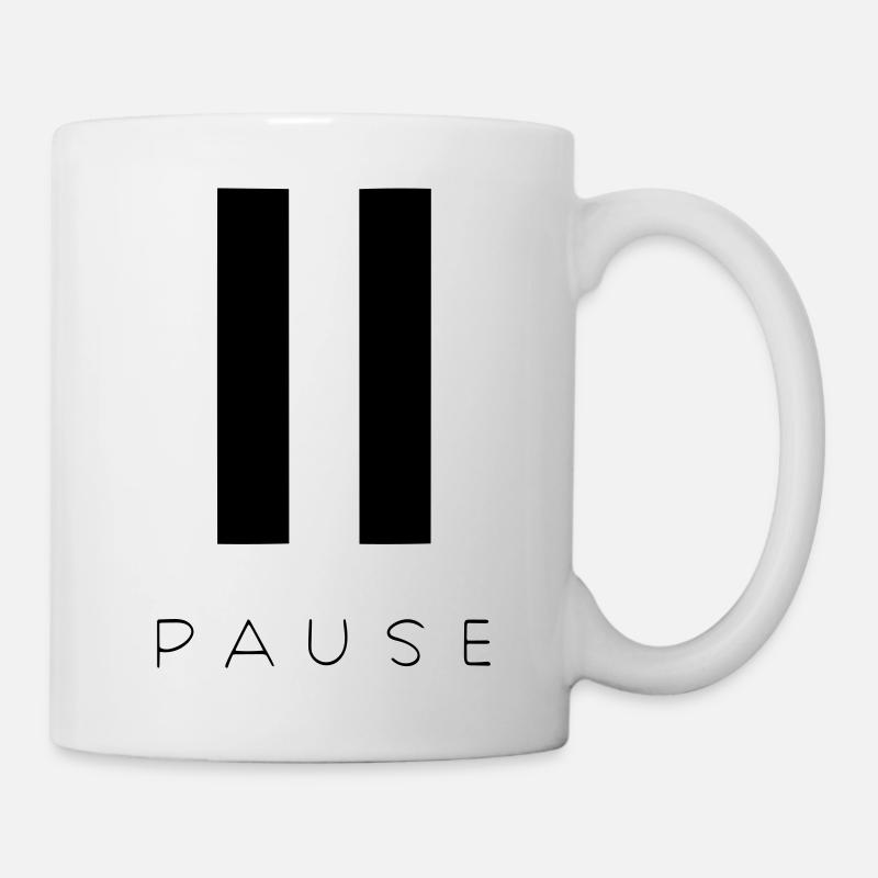 brechen - Tasse - Weiß