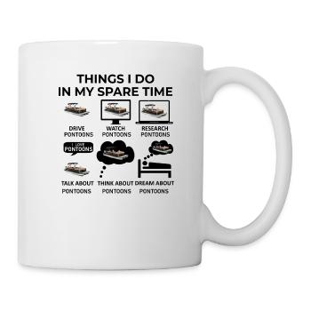 Things I Do in my Spare Time - Pontoons - Mug - white - Right