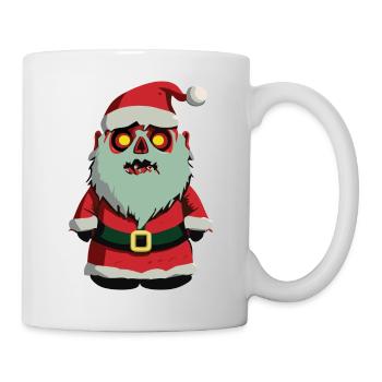 Zombie Santa Claus / Merry Christmas - Mug - white - Right