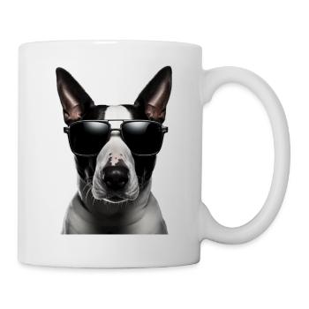 Bull Terrier Cool - Bull Terrier Dog - Mug - white - Right