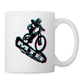 MTB Bike - Tasse - Weiß - Rechts