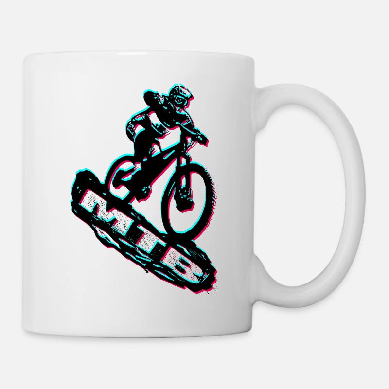 Vélo VTT - Mug blanc - blanc