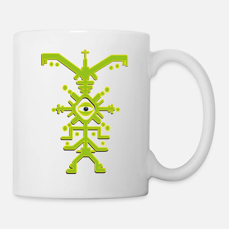 Party Man Cyclone psychédélique - Mug blanc - blanc