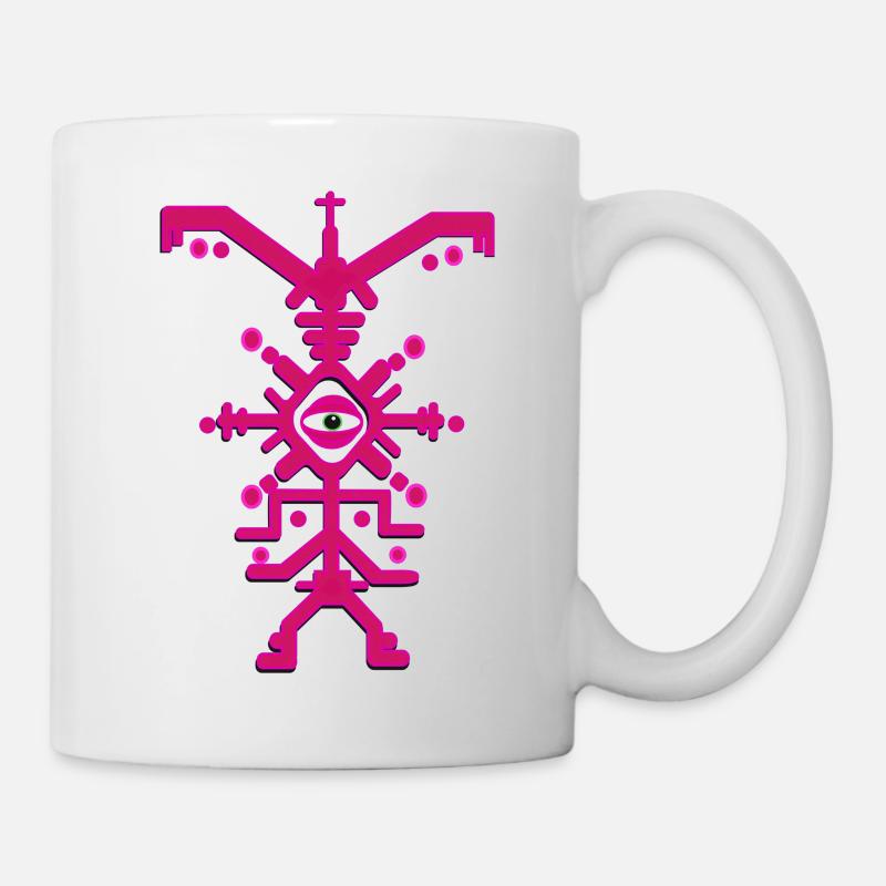 Party Man Goa Party Psyclone - Mug blanc - blanc