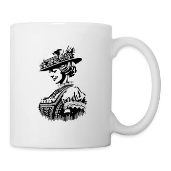 Dirndl Costume | Typical traditional German - Mug - white - Right